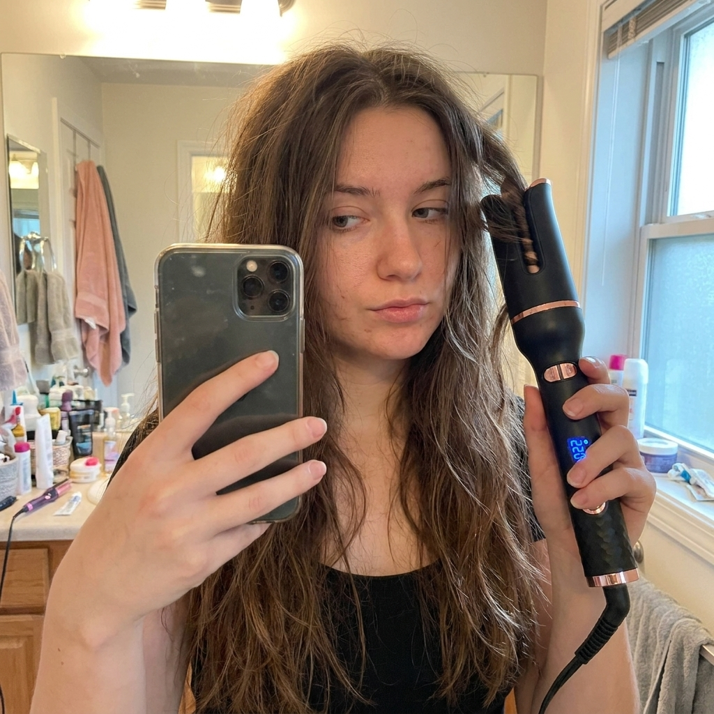 Automatic Rose Hair Curler – Salon Curls in Minutes