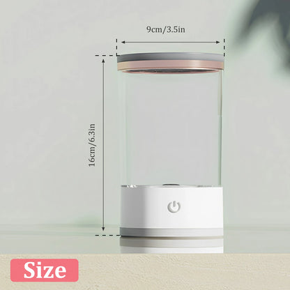 Portable Electric Makeup Brush Cleaner - USB Quick Clean Machine with Rubber Collar
