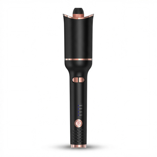 Automatic Rose Hair Curler on a clean white background