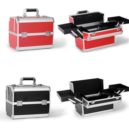 Professional Makeup Fashion Bag Cosmetic Case Bag Multilayer Storage Box