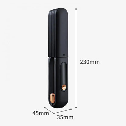 Portable Cordless Hair Straightener Brush 3 Temp Adjustable Negative Ions Hot Brush Electric Curly Hair Styling Detangling Comb